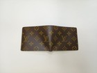 Louis Vuitton Monogram Bifold Wallet Authentic Vintage Leather Brown