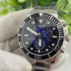 Tissot Seastar 1000 T120 417 11 041 01 45mm Quartz Chrono Blue Dial Men s Watch