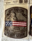 X2 1990s Us Army Military Operation Desert Shield   Desert Storm Uniform Patches