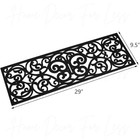 Rubber Stair Step Treads Mat Scrolled Butterfly Outdoor Porch Traction   Choices