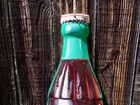 Coca Cola Bottle Thermometer Vintage 29  Original  1960 s Tin Coke Sign