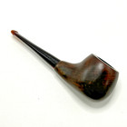 Artisan Briar Estate Pipe Author Shape Amber Stem Unmarked Freehand 5 Inch