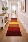 2 5x8 4 Handmade Tribal Stripes Runner Rug Oriental Hallway Kitchen Carpet
