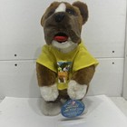 Who Let The Dogs Out Musical Dancing Bulldog Yellow Baha Men T-shirt 2001