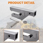 2  Clamp On Trailer Receiver Hitch For Bobcat Tractor Bucket Skid Steer