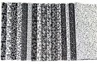 New Black   White Basics  Pre Cut Charm Pack 5  Squares 100  Cotton Fabric Quilt