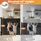 200  Retractable Baby Gates Dog Gate Extra Wide  42  Tall Child Pet Safety Gate 