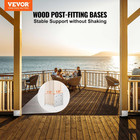 8 x 8  Post Base  4pcs Stainless Steel Adjustable Post Anchor Bracket internal 7