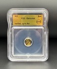 1 Gram Gold Bar Icg Verified Genuine  9999 Fine Gold Bullion Affordable Stacking