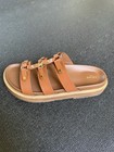 Celine Women   s Triomphe Wedge Mule Slip-on Sandal Size 10 New In Box
