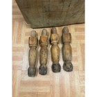 Vintage Butcher Block Table Kitchen Island Rustic Wood Farmhouse 30x30