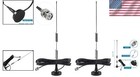 2pcs Police Scanner Antenna 20-1300mhz Radio Scanner Antenna Hf Vhf Uhf Two Way