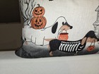 Dachshund Dog Halloween 16  X 24  Pillow Pumpkin Ghost Boo Mummy Skeleton Nwt