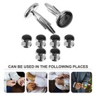 8 Pcs Tuxedo Button Set Wedding Shirt Cuff Links Bridegroom Mens Cufflinks