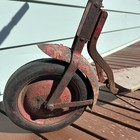 Antique Scooter Auto Wheel Coaster Company  Kick  Pedal Car Beautiful Barn Find 