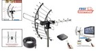 Outdoor Tv Antenna 200 Mile Range 4k 1080p Vhf Uhf Weather Resistant