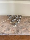 Vintage 6x Stainless Steel Egg Cup Letang Remy France