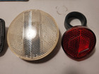 Vintage Schwinn Bicycle Reflectors - Cat Eye Etc  Free Shipping