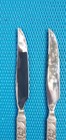 New    2-konge-tinn Norwegian Pewter Steak Knives 8 3 4 