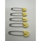 Set Of 5 Vintage 1950s Plastic Diaper Pins   Safety-close