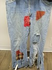 Vintage 1960 s 70s Homemade Halloween Costume Adult  Vintage Scarecrow Costume