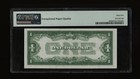 Dbr 1928-b  1 Silver Funnyback Fr  1602 Bb Block Gem Pmg 65 Epq Ser   B57608319b