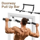 Heavy Duty Chin-up Pull Up Bar Sit Up Doorway Multi-function Home Fitness Gym Us