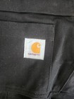 Carhartt Men s Loose Fit Washed Duck Insulated Bib Overall Black  M Short