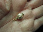 Vintage 14k Solid Gold Decorative Clasp Not Scrap Marked 14 K   M