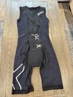 Mens 2xu Black Cycling Kit Triathlon Tri Suit Skinsuit Large