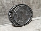 Vintage 80s Buffalo 1937 Liberty Nickel Belt Buckle Siskiyou 