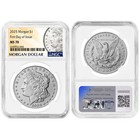 Presale - 2025  1 Morgan And Peace Silver Dollar 2pc Set Ngc Ms70 Fdi Morgan    