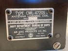 Collins Radio Type Col-47205 Antenna Loading Coil - Navy Department Bureau Ships