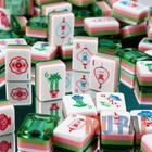 American Mahjong Game Set 160 Emerald Layered Mah Jong Tiles Family Party gift  