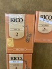 Rico Wood Reeds Lot Tenor Sax 2  Alto Sax 3  Bb Clarinet 2 5