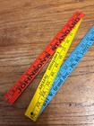 Vintage Johnsons Standard Oil Service Gas Station Ruler Folding Wisconsin Rapids