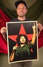 Zach De La Rocha Signed Poster Rage Against The Machine Ernesto Yerena