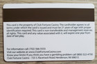 Club Fortune Casino Henderson Slot Card