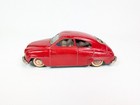 Vintage Bandai 1958 Saab 93b Toy Tin 7 5  Metallic Red Friction Car 