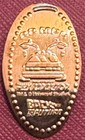 Back To The Future Delorean 88 Mph Pressed Penny Universal Orlando Elongated