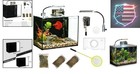 2 Gallon Glass Fish Tank With Filter Led Light Complete Aquarium Starter Kit    