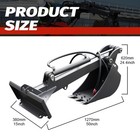 Huayee Free Shipping New Skid Steer Loader Attachment Fronthoe Bucket