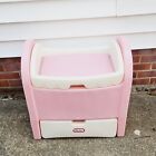 Little Tikes Vtg Doll Baby Changing Table toy Box Toddler Open Play Complete Pad