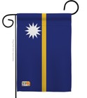Nauru Nationality Oceania Coral Reef Yaren Island Garden House Yard Flag