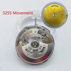 For 3255 Automatic Mechanical Movement Dual Calendar 31 Jewelsblue Balance Wheel