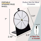 Spinning Prize Wheel  6 Inch Wheel-spinning Wheel For Prizes