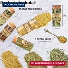 15 Jars Witchcraft Supplies Herbs  Dried Herbs Bottles Kit For Witch Beginner  W