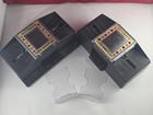 2 Vintage Automatic Card Shuffler 1 Or 2 Decks Good Shape Complete W tray
