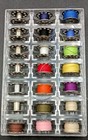 Lot Of 21 Mixed Vintage Sewing Machine Bobbins Metal Most With Thread No Thread