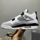 Jordan Air Jordan 4 Retro   military Black   For Men s Size Basketball Shoes